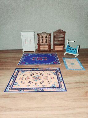 Playmobil Victorian Doll House Living Room Bedroom 7 Piece Lot